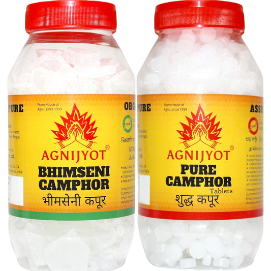 Agnijyot Camphor Duo – Bhimseni 250g + Tablets 300g