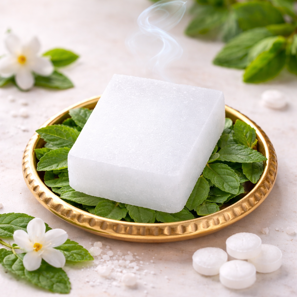 Agnijyot Camphor Slab – Pack of 5 Cases (200g each)